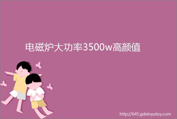 电磁炉大功率3500w高颜值