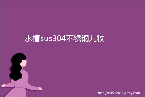 水槽sus304不锈钢九牧