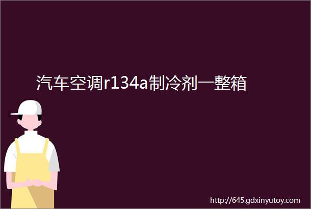 汽车空调r134a制冷剂一整箱