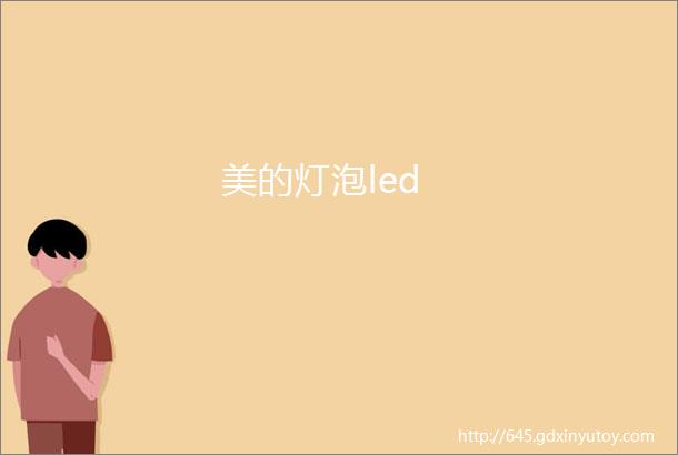 美的灯泡led