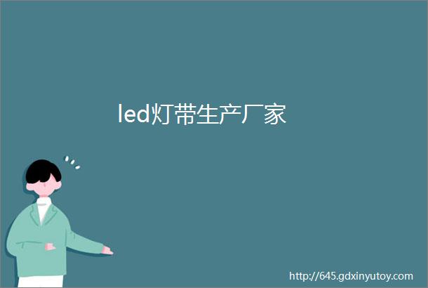 led灯带生产厂家